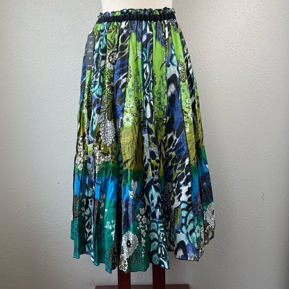 NWT Mix Noveau New York Midi Skirt Size S